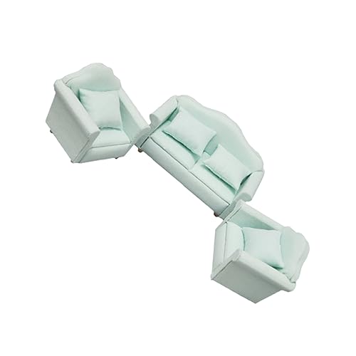Warmhm Mini Sofagarnitur Für Puppenhäuser Heim Sofa Modell Lichtgrün Teiliges Stoffmöbel Für Kinderzimmer Ideales Zubehör Für DIY Miniatur Szenen Warmhm Mini Sofagarnitur Für Puppenhäuser Heim Sofa Modell Lichtgrün Teiliges Stoffmöbel Für Kinderzimmer Ideales Zubehör Für DIY Miniatur Szenen von Warmhm