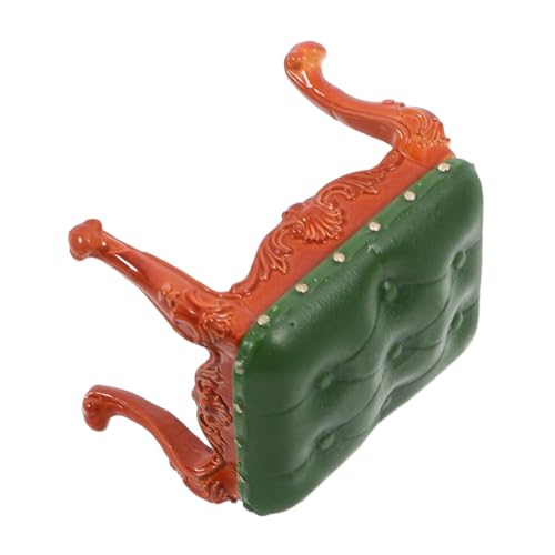 Warmhm Mini Stuhl Mit Rückenlehne Kleine Hausmöbel Retro Kleines Mini Stuhl Möbel Puppenhausstuhl Simulierter Hocker Süßes Modell Mini Möbel Für Puppenhausstühle von Warmhm