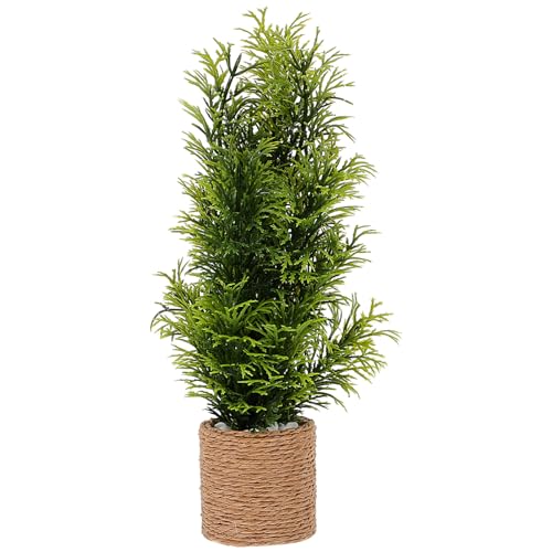 Warmhm Miniatur-Topfgrünpflanzen Puppe Miniaturen Miniaturfigur winzig Figuren Miniaturpflanzen Mini-Topfpflanze Simulationsbonsai Desktop-Ornamente für zu Hause Plastik Coffee von Warmhm