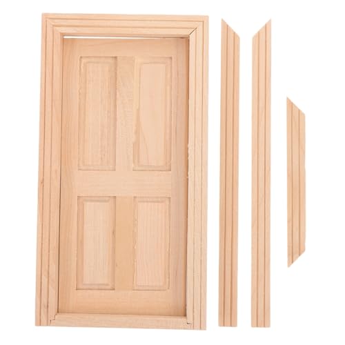 Warmhm Miniatur Tür Dekoration DIY Kleine Tür für Puppenhaus Realistische Hölzerne Miniatür für Miniaturmöbel für Kreative Bastelprojekte Warmhm Miniatur Tür Dekoration DIY Kleine Tür für Puppenhaus Realistische Hölzerne Miniatür für Miniaturmöbel für Kreative Bastelprojekte von Warmhm