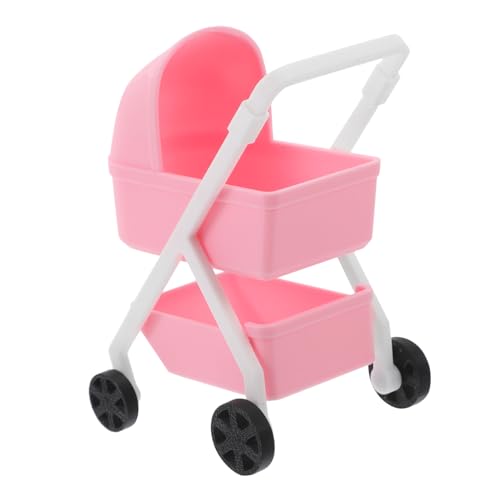 Warmhm Miniatur-puppenwagen-Ornament 1/12 Realistisches Kunststoff-Kinderwagen-Spielzeug Für Puppenhaus, Rollenspiel-Spielzeug, Kinderwagen-Spielzeug Warmhm Miniatur-puppenwagen-Ornament 1/12 Realistisches Kunststoff-Kinderwagen-Spielzeug Für Puppenhaus, Rollenspiel-Spielzeug, Kinderwagen-Spielzeug von Warmhm