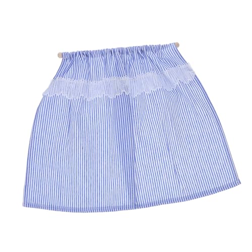 Warmhm Miniaturvorhangverzierungen Kleine Vorhänge für Dollhouse Decor Miniaturfenstervorhang für Dollhouse Kleine Vorhänge für Puppenhausfenster Mini-Puppenhaus-Vorhänge Stoff Blau von Warmhm