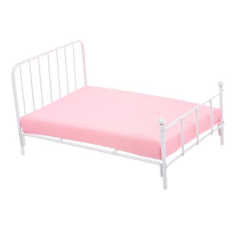 Warmhm Minibettmodell Mini-Möbelornamente Schlafzimmerdekor Puppenhausmöbel kinderspielzeug Puppenhaus Dekoration Bett für Puppen Mini-Puppenhaus-Zubehör Stoffkissen Weiß Warmhm Minibettmodell Mini-Möbelornamente Schlafzimmerdekor Puppenhausmöbel kinderspielzeug Puppenhaus Dekoration Bett für Puppen Mini-Puppenhaus-Zubehör Stoffkissen Weiß von Warmhm