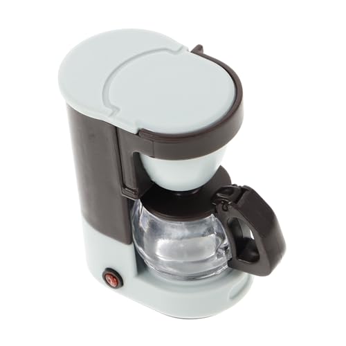Warmhm Modell Einer Mini-Kaffeemaschine Miniatur Puppenhaus Teetasse mini kaffeemaschine kaffeemaschine Mini-Puppenstuben-Kaffeemaschine Mini-Küchenzubehör Minituren Plastik von Warmhm