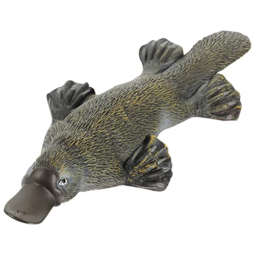 Warmhm -Modellspielzeug Wilde Tierfigur Figuren Skulptur lebensechte Entenschnabelstatue Tisch-Entenschnabel-Ornament kleine Entenschnabel-Dekoration Plastik von Warmhm