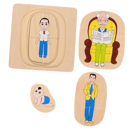 Warmhm Multi-Layer-puzzlespielzeug Menschlicher Körper Puzzle Für Mädchen Palything Anatomie-Puzzle Anatomie Für Menschlicher Körper Für Montessori-rätsel Holz von Warmhm