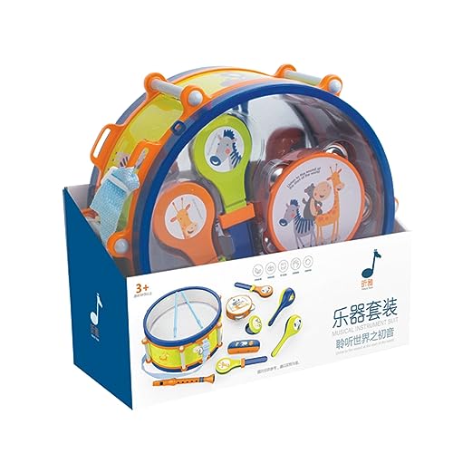 Warmhm Musikinstrumente Set Percussion für Kleinkinder Farbenfrohes Schlagzeug Motorik und Kreativität für Jungen Warmhm Musikinstrumente Set Percussion für Kleinkinder Farbenfrohes Schlagzeug Motorik und Kreativität für Jungen von Warmhm