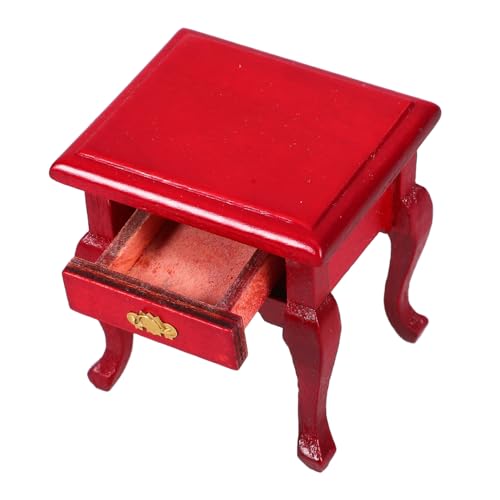 Warmhm Nachttisch Puppenhaus-beistelltisch Miniatur-beistellschrank Kleiner Beistelltisch Exquisite Kleinmöbel Miniatur-beistelltische Kleiner Aufbewahrungsschrank Winzige Möbel Holz Rot Warmhm Nachttisch Puppenhaus-beistelltisch Miniatur-beistellschrank Kleiner Beistelltisch Exquisite Kleinmöbel Miniatur-beistelltische Kleiner Aufbewahrungsschrank Winzige Möbel Holz Rot von Warmhm