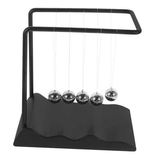 Warmhm Newton mit Kugeln Wissenschaftliches Dekorationsobjekt für Schreibtisch Physikmodell zur Energieerhaltung für Büro und Zuhause Langlebig und Sicher Ansprechend für von Warmhm