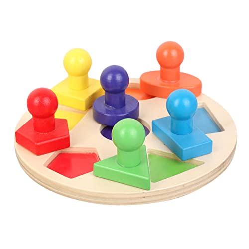 Warmhm Geometrisches Spielzeugset Zum Frühen Lernen – Holzspielzeug Für Kinder – Kognitionsspielzeug – Lernspielzeug Für Kleinkinder von Warmhm