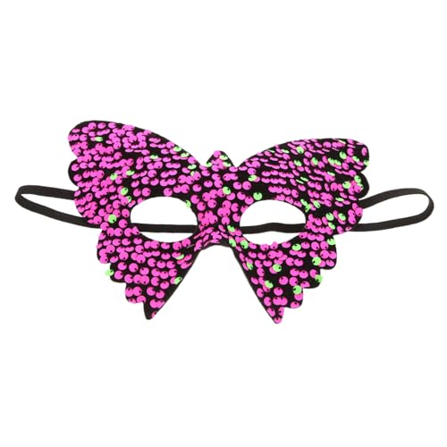 Warmhm Pailletten Schmetterlings Maske Damen Karneval Masquerade Party Halloween Cosplay Maske Komfortabel Elegant Vielseitig für Festliche Anlässe Warmhm Pailletten Schmetterlings Maske Damen Karneval Masquerade Party Halloween Cosplay Maske Komfortabel Elegant Vielseitig für Festliche Anlässe von Warmhm