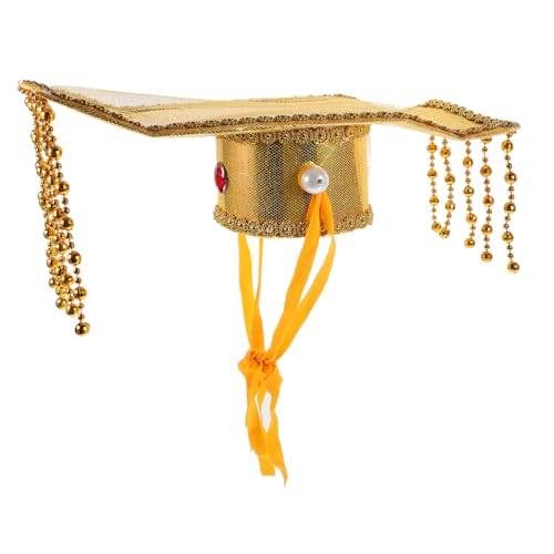 Warmhm Palast-Kopfschmuck chinesen hut karnevals hut antiker orientalischer Hut Kopfbedeckung im chinesischen Hüte Cosplay-Partyhut Festival-Kopfbedeckung Abschlussball Kaiser hut Asien von Warmhm