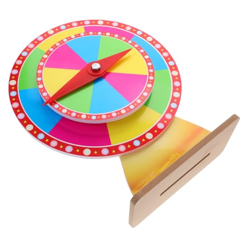 Warmhm Partyspiel Rad für Tischplatte Schicksalsrad Party -Preisträger Party-Handelsrad Plattenspieler Partyzubehör brettspiel versorgung Spielrad PVC von Warmhm