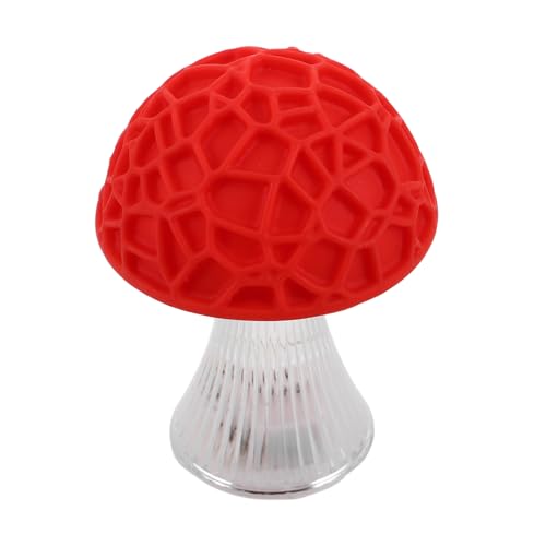 Warmhm Pilz Kleine Tischlampe Rote Pilzlampe Pilz Nachtlicht Rote Tischlampe Pilz LED Lampe Mid Century Moderne Lampen Pilzlampe Nachtlicht Kreatives LED Nachtlicht Pp von Warmhm