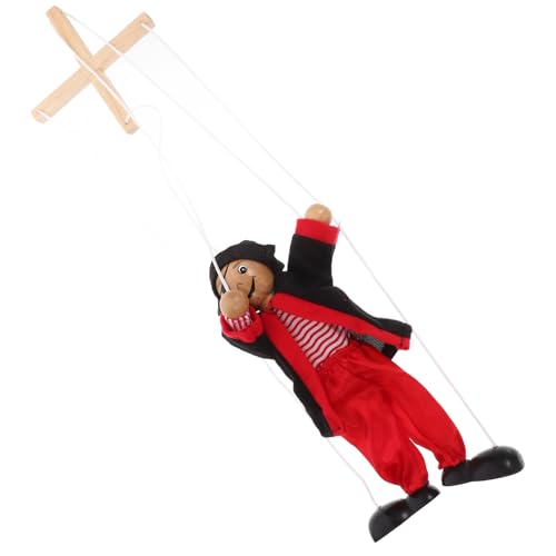 Warmhm Piraten Marionette Puppenspielzeug Aus Holz Für Puppenpuppe Für Geburtstagsfeiern Und Halloween Für Kreative Spielstunden von Warmhm