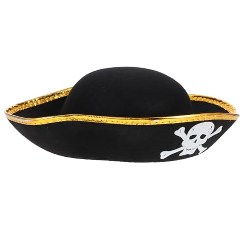 Warmhm Piratenhut Pirat Kostüm Herren Cosplay Mütze Dreispitz Mädchen Halloween Requisite Damen Groß Damen Kostüme Erstlingsmütze Universalhut Karnevalshut Ornament Hüte Für Party Filz Warmhm Piratenhut Pirat Kostüm Herren Cosplay Mütze Dreispitz Mädchen Halloween Requisite Damen Groß Damen Kostüme Erstlingsmütze Universalhut Karnevalshut Ornament Hüte Für Party Filz von Warmhm