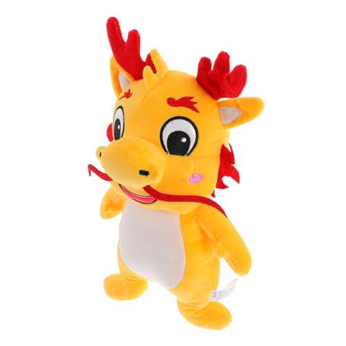 Warmhm Plüsch Kuscheltier für Chinesisches Neujahrs Maskottchen Geschenkidee für Geburtstage Besondere Anlässe Weiches Plüschtier für Dekoration Zuhause von Warmhm