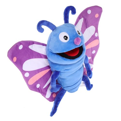 Warmhm Plüsch Schmetterling Handpuppe Interaktives für Geschichtenerzählen Pädagogisches Handspielzeug für Kreative Spielstunden Zuhause Warmhm Plüsch Schmetterling Handpuppe Interaktives für Geschichtenerzählen Pädagogisches Handspielzeug für Kreative Spielstunden Zuhause von Warmhm