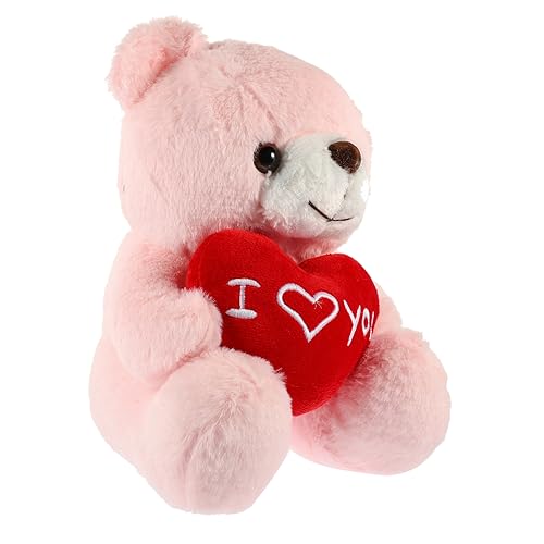 Warmhm Plüsch mit Herz Kuscheltier für Valentinstag Hochzeit oder für Freunde und Dekoration für Schlafzimmer und Wohnzimmer Sanftes und Bequemes Material von Warmhm