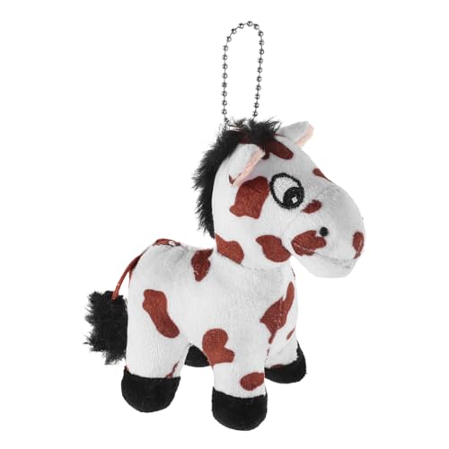 Warmhm Plüschpferd Anhänger Kleiner Plüsch Schlüsselanhänger Kuscheltier Mini Plüschtiere Süßer Schlüsselanhänger Tierplüschtiere Kleine Kuscheltiere Mini Kuscheltiere von Warmhm