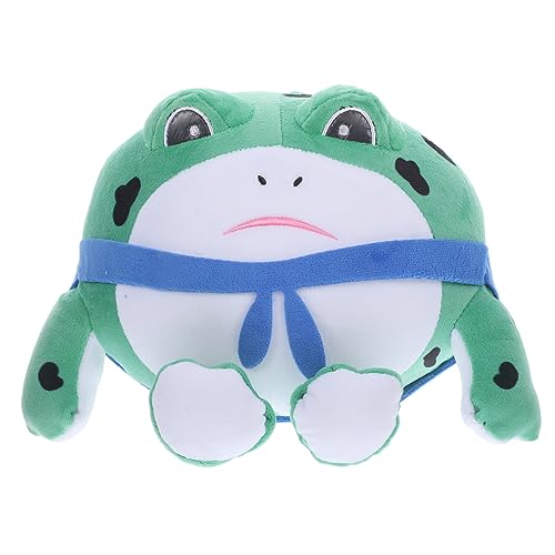 Warmhm Plüschpuppe Kuscheltier Süßes Stofftier bequemes Stofftier Froggy Plüschtier Zimmerspielzeug gefüllter Frosch entzückendes Froschspielzeug Plüschtiere PP Baumwolle von Warmhm