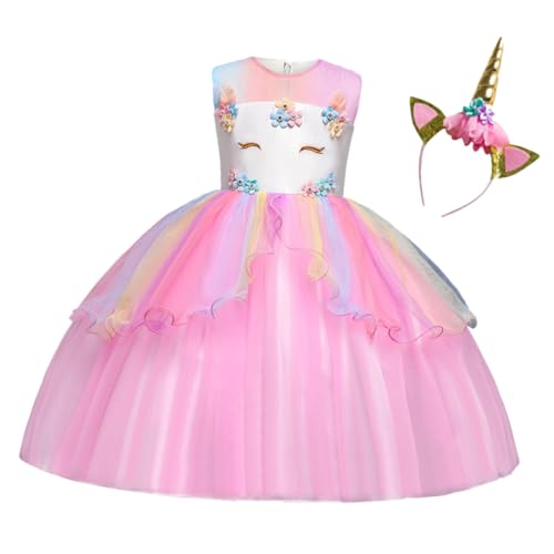 Warmhm Prinzessin Kleid Mädchen Party Kostüm aus Gauze mit Goldfarbenem Haarreif Ärmellos Unregelmäßiger Saum Sanft und Komfortabel für Geburtstagsfeier Tanz und Fotosession Warmhm Prinzessin Kleid Mädchen Party Kostüm aus Gauze mit Goldfarbenem Haarreif Ärmellos Unregelmäßiger Saum Sanft und Komfortabel für Geburtstagsfeier Tanz und Fotosession von Warmhm