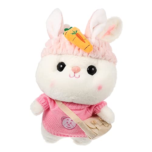 Warmhm Pullover Hase kinderspielzeug für Children Toys spielsachen Toys Cartoon-Plüschkaninchen ausgestopftes Hasenpuppenspielzeug PP Baumwolle von Warmhm