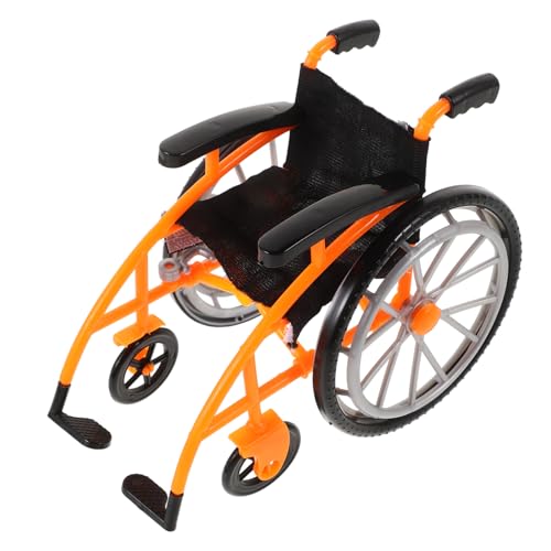 Warmhm Puppen Rollstuhl Spielset Mini Faltbarer Rollstuhl Mit Krücken Für Puppenhaus Zubehör Für Rollenspiel Und Kreative Szenarien Für Actionfiguren Und Puppenliebhaber von Warmhm