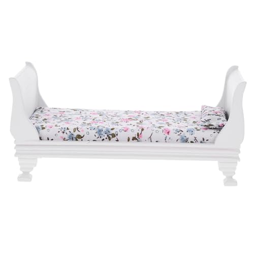 Warmhm Puppenbett Aus Holz Klassisches Schlafzimmermöbel Für Puppenhaus Dekoration Zartes Design Kompatibel Mit Mini Puppen Und Zubehör Für Kreative Spielwelten Warmhm Puppenbett Aus Holz Klassisches Schlafzimmermöbel Für Puppenhaus Dekoration Zartes Design Kompatibel Mit Mini Puppen Und Zubehör Für Kreative Spielwelten von Warmhm