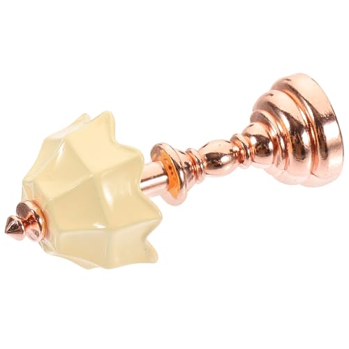 Warmhm Puppenhaus Nachttischlampe Spielzeughaus Kinderspielzeug Schreibtischlampe Nachttischlampe Mini Schreibtischlampe Tischlampen Metall Puppenhauszubehör Puppenhauslampe Miniatur von Warmhm