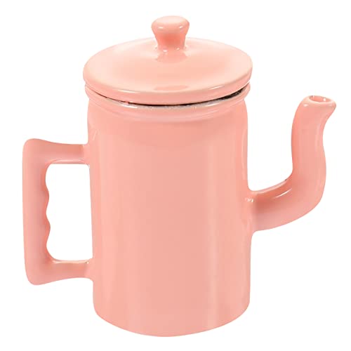 Warmhm Puppenhaus Wasserkocher Puppenhaus Möbel Mini Kaffeekanne Requisite Für Puppenhaus Metall Miniatur Wasserkanne Mit Deckel Miniatur Kaffeekanne Requisite Puppenhaus von Warmhm