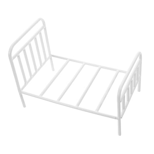 Warmhm Puppenhausbett babybett Kinderbett mini Bett puppenmöbel Set Bettchen wiedergeborene Krippe kleines Puppenbett Etagenbetten für Puppen Koje Eisen Weiß Warmhm Puppenhausbett babybett Kinderbett mini Bett puppenmöbel Set Bettchen wiedergeborene Krippe kleines Puppenbett Etagenbetten für Puppen Koje Eisen Weiß von Warmhm