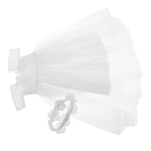 Warmhm Puppenhochzeitskleid Exquisites Brautkleid Für Puppen Puppenkleidung Accessoires Prinzessinnen Puppenkleider Hochzeitspuppenröcke Puppenoutfits von Warmhm