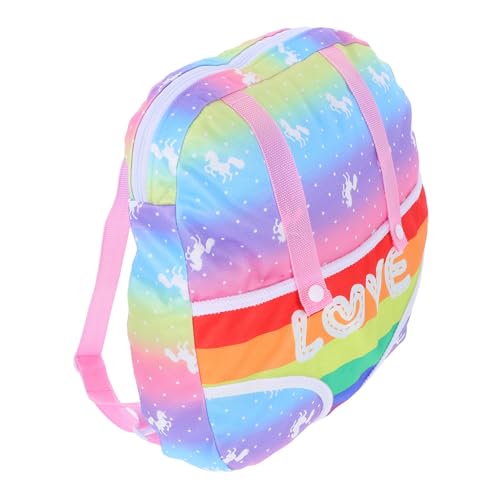 Warmhm Puppenrucksack Rucksäcke Babypuppe Babytrage Für Puppen Puppentragerucksack Puppenaufbewahrung Mädchen Kleiner Rucksack Stofftierrucksack Cartoon Puppentasche Babytrage Polyester von Warmhm