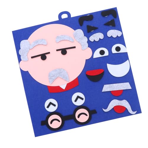 Warmhm Puzzle aus Filz für Lustige Aufkleber Gesichtserkennung für Jungen für Zuhause und Schule Unterstützt Kognitive Fähigkeiten und Bietet Spaßige Unterhaltung Warmhm Puzzle aus Filz für Lustige Aufkleber Gesichtserkennung für Jungen für Zuhause und Schule Unterstützt Kognitive Fähigkeiten und Bietet Spaßige Unterhaltung von Warmhm