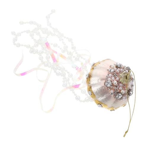 Warmhm Quallen Hängedeko Dekorative Hängeornamente Leuchtende Quallen Laternen Ornamente Zum Basteln Party Dekorationen Quallen Anhänger Quallen Laternen Ornament Glas Rosa von Warmhm