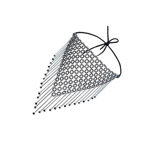 Warmhm Quasten Gesichtsmasken Kette für Frauen Elegantes Cosplay Zubehör für Halloween und Maskerade für Nachtclub Events und Besondere Anlässe Warmhm Quasten Gesichtsmasken Kette für Frauen Elegantes Cosplay Zubehör für Halloween und Maskerade für Nachtclub Events und Besondere Anlässe von Warmhm