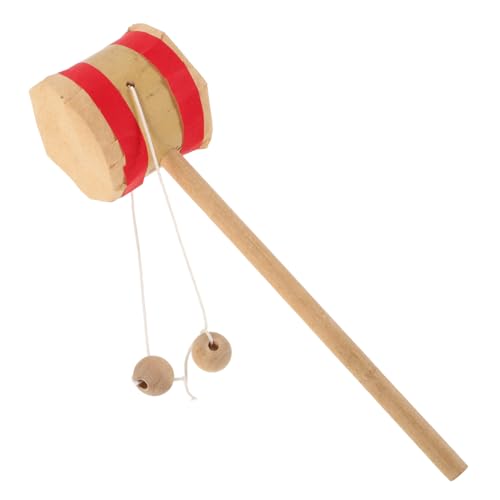 Warmhm Rassel Rotes Rotierendes Trommelspielzeug Dekorative Trommel Kleine Trommel Traditionelles Chinesisches Rotierendes Trommelspielzeug Kindertrommeln Warmhm Rassel Rotes Rotierendes Trommelspielzeug Dekorative Trommel Kleine Trommel Traditionelles Chinesisches Rotierendes Trommelspielzeug Kindertrommeln von Warmhm