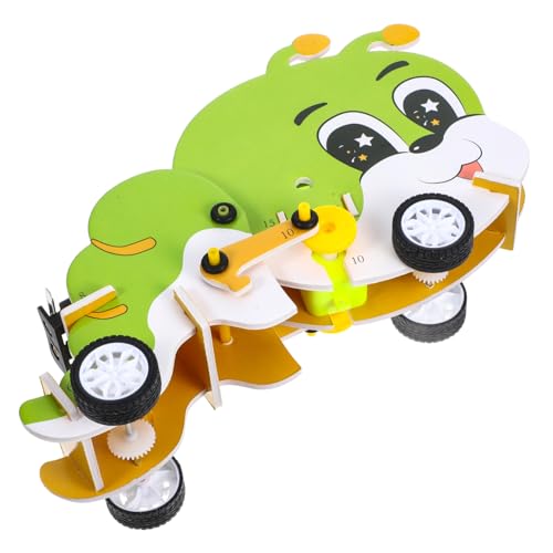 Warmhm Raupenroboter Autospielzeug Kleines Auto Kinderspielzeug Cartoon-Auto Kleine Spielzeugautos Elektrisches Roboter Babyspielzeug Kt-Board Khaki von Warmhm