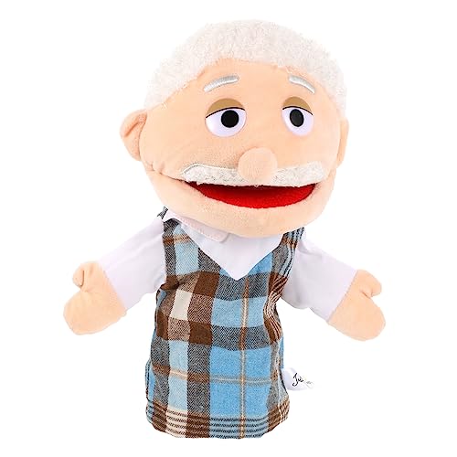 Warmhm Lebensechte Handpuppe - Puppe Alter Mann - Puppe - Kinderhandpuppe - Lernspielzeug Warmhm Lebensechte Handpuppe - Puppe Alter Mann - Puppe - Kinderhandpuppe - Lernspielzeug von Warmhm