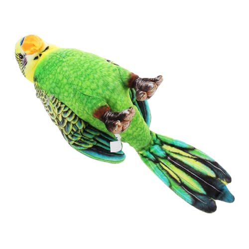 Warmhm Realistische Papageien Plüschfigur Süßes Conure Stofftier Für Garten Dekoration Und Lebensechte Papageienpuppe Für Verspielte Erlebnisse von Warmhm