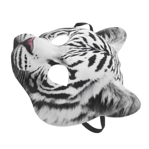 Warmhm Realistische Tigermaske Halbgesichtsmaske aus Leichtem EVA für Halloween Karneval Maskerade Party Cosplay Tier-maske Vielseitiges Kostümzubehör für Damen und Herren Warmhm Realistische Tigermaske Halbgesichtsmaske aus Leichtem EVA für Halloween Karneval Maskerade Party Cosplay Tier-maske Vielseitiges Kostümzubehör für Damen und Herren von Warmhm