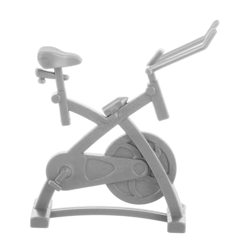 Warmhm Realistisches DIY Mini Pedal Bike für Puppenhaus Tragbares Kleines Fitnessgerät Zubehör Kreatives Miniatur Fahrrad zur Dekoration und Lernspielzeug von Warmhm