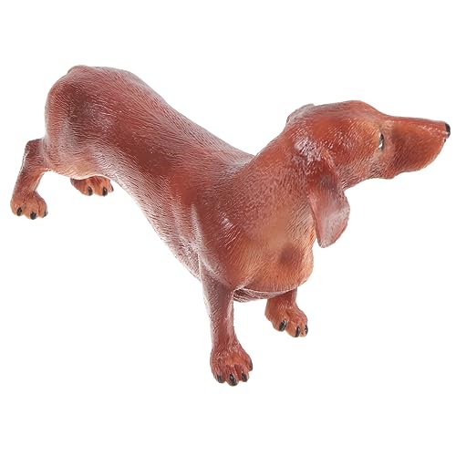 Warmhm Realistisches Hundefigur Modell aus Kunststoff Lebensechte Figur für Kinderzimmerdekoration für Kognitive Entwicklung von Warmhm