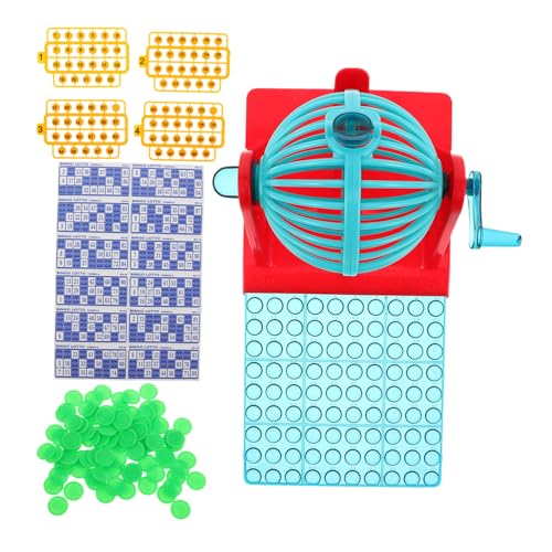 Warmhm Satz Bingo- -Maschine Bingo-Maschine Verbesserung Von Emotionsspielzeug Lotteriemaschine Mit Bällen Für Bingospiele -spielautomat Party Game Prop Plastik von Warmhm