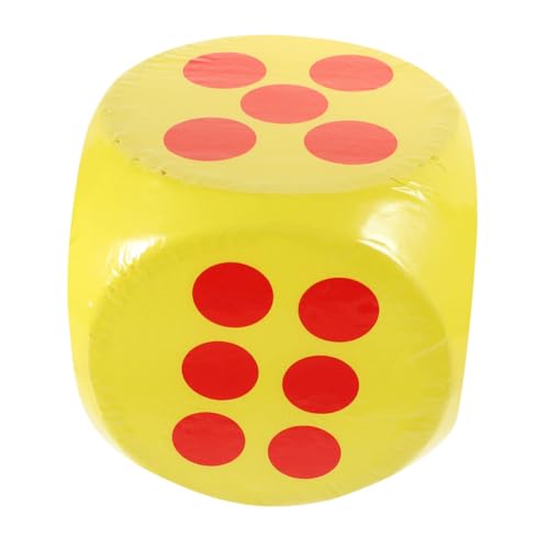 Warmhm Schaumwürfel für partyspiele Party Spiele brettspiele Pädagogisches große Schaumstoffwürfel Standard-Spielwürfel aufblasbare Jumbo- Würfelspiele von Warmhm