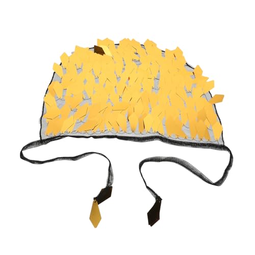 Warmhm Schimmernder Bauchtanzschleier mit Pailletten Ethnischer Tanzschal für Damen Leichtes Bewegungsfreies Tanz accessoire für Karneval Cosplay und Maskerade von Warmhm