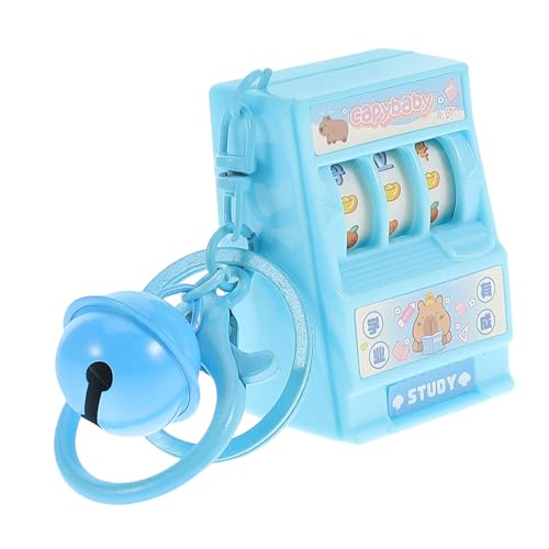 Warmhm Schlüsselanhänger Mini Spiel Schlüsselanhänger Für Schlüsselanhänger Spielautomat Dekoration Mini Spielkonsole Kunststoff Himmelblau von Warmhm