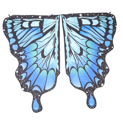 Warmhm Schmetterlinge flügel Halloween Schmetterlingsflügelumhang Feenflügel für Kleinkinder Cosplay Schmetterlingsflügel verkleiden Sich Requisite Kinderspielzeug Chiffon von Warmhm