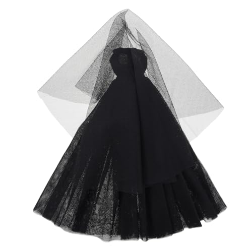 Warmhm Schwarze Hochzeitspuppenkleider Für Puppen Schwarzer Tüllrock Puppenhochzeitskleid Stoff Warmhm Schwarze Hochzeitspuppenkleider Für Puppen Schwarzer Tüllrock Puppenhochzeitskleid Stoff von Warmhm